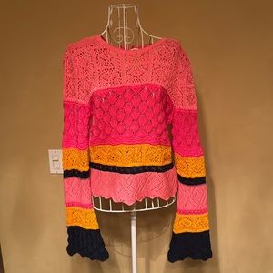 Carolina Herrara crochet sweater